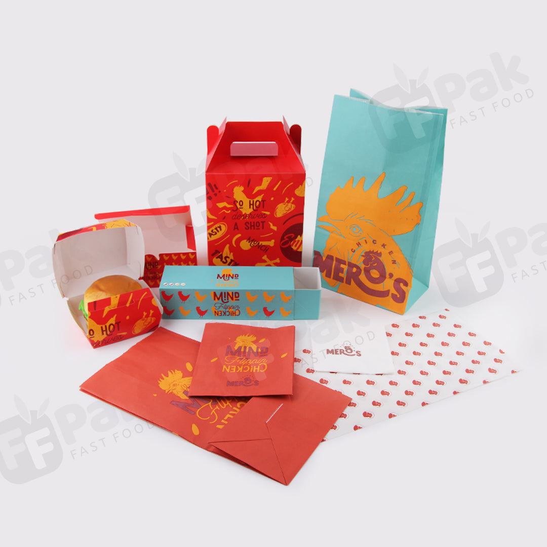Customize Branded Fried Chicken Series Packaging Solution - Fastfoodpak