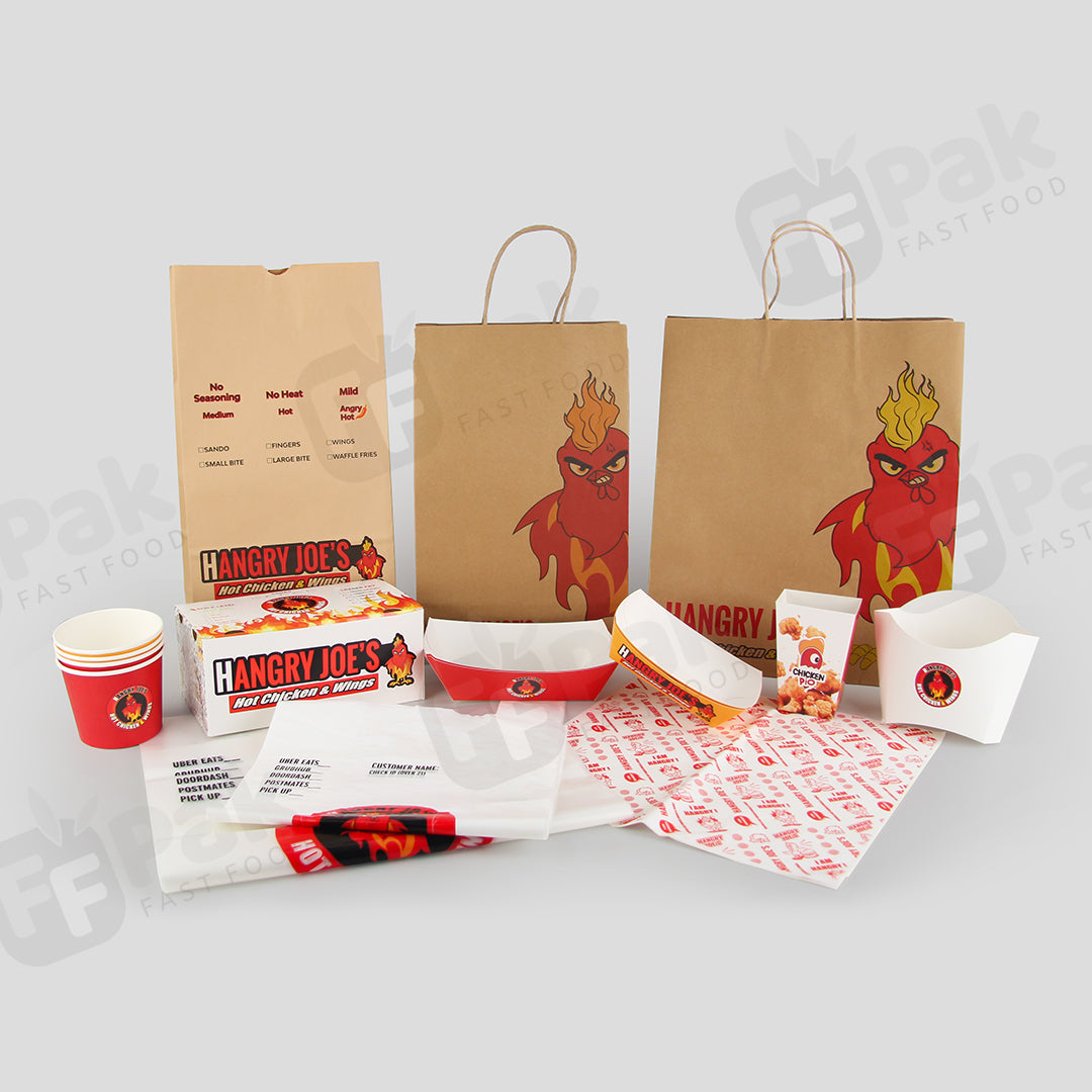 Customize Branded Fried Chicken Series Packaging Solution - Fastfoodpak