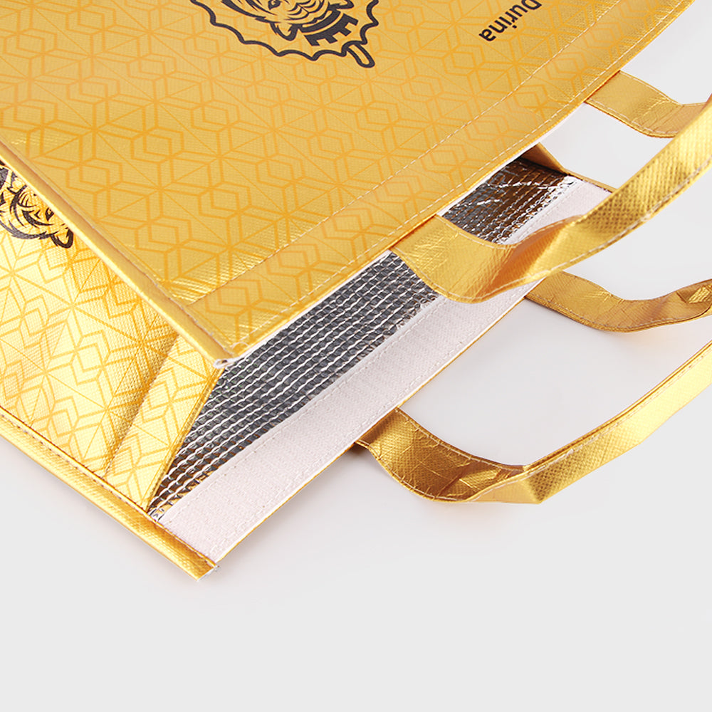 Wholesale Customized Printing Nonwoven Thermal Bag Portable Eco Small Cooler Bag with Logo - Fastfoodpak