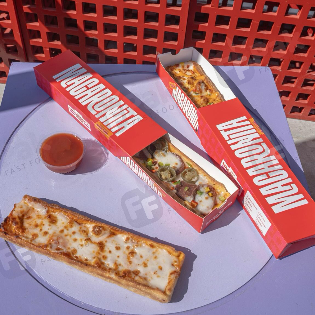 Bespoke Logo Design 25CM Pizza Box Two Part Sliding Pizza Box For Long Pizza Take Away - Fastfoodpak