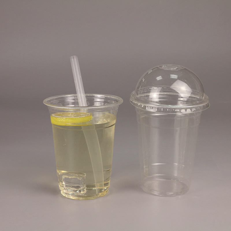 Biodegradable Compostable PLA Clear Disposable Transparent Cups for Drinking Coffee, Milk Tea, Cold Juice - Fastfoodpak