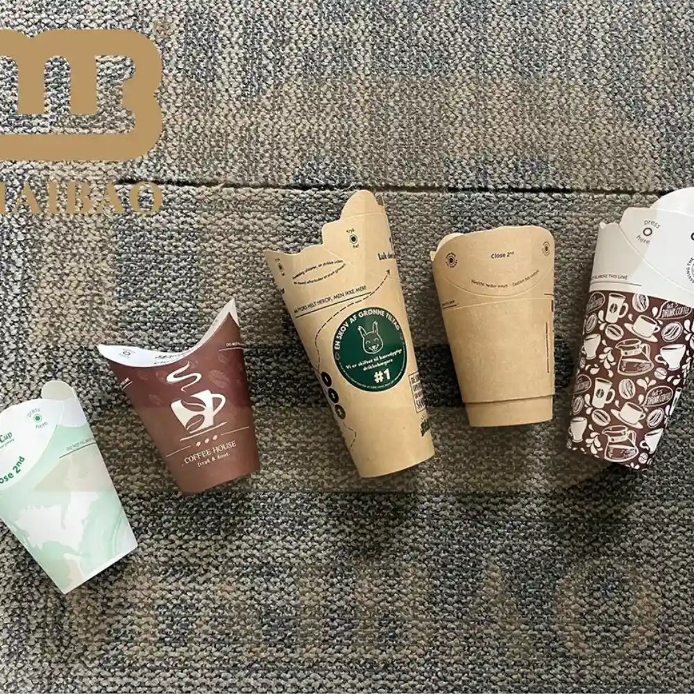 Artistic Butterfly Paper Cups for Beverage Branding
