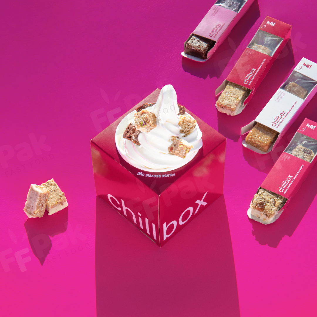 Custom Logo Ice Cream Takeout Boxes & Frozen Yogurt Cups - Personalized Food Packaging for Yogurt - Fastfoodpak