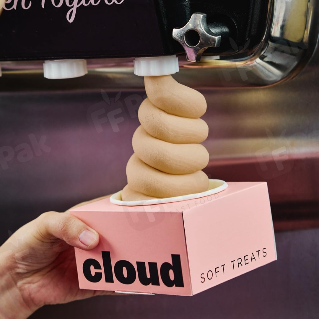 Custom Yogurt Cups with Paper Boxes Disposable Ice Cream Smoothie & Dessert Packaging Square Takeout Boxes - Fastfoodpak