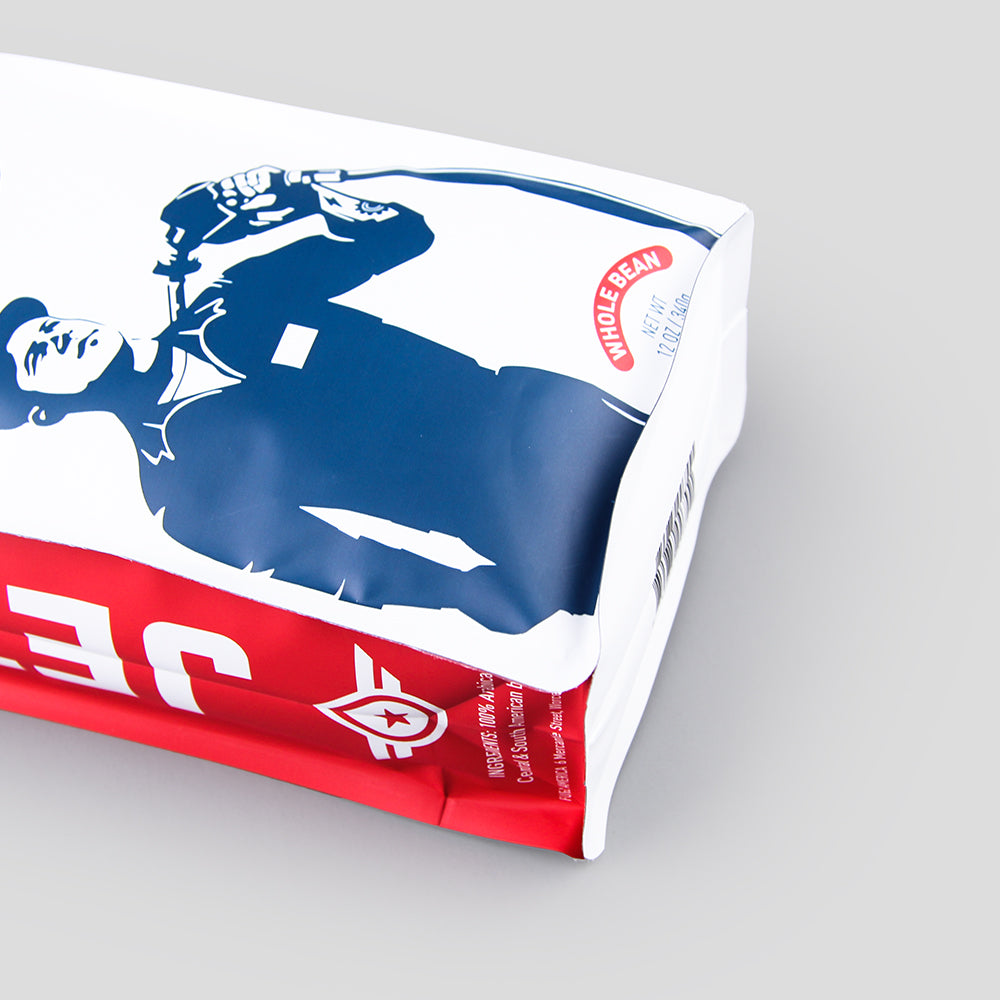 Customized 250g 500g 1kg Stand Up Food Bag Aluminum Foil Flat Bottom Coffee Bags with Valve and Zipper - Fastfoodpak