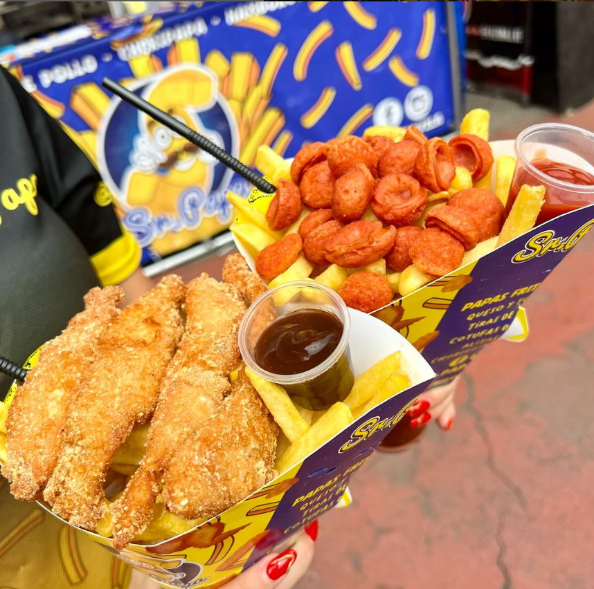 Disposable Kraft Fast Food Packaging Waffle Paper Cone Holders French Fries Popcorn Cups - Fastfoodpak