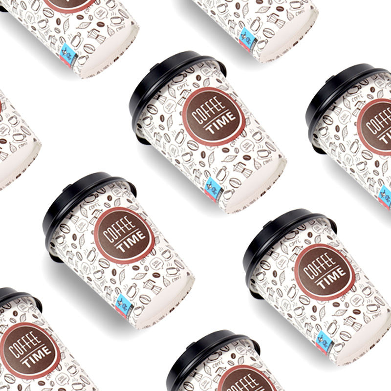 Disposable White Single Wall Biodegradable PLA Eco-friendly Paper Coffee Cups Disposable Paper Cup - Fastfoodpak