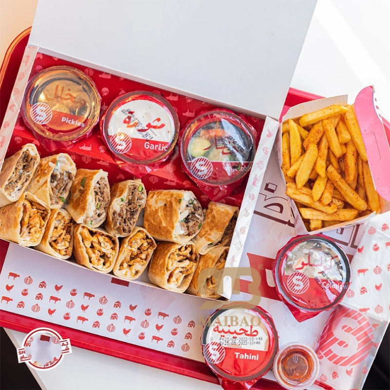 Custom Doner Box for Kebab and Takeaway Food Packaging