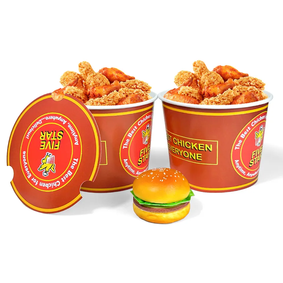 Disposable Eco Friendly Paper Cups for Popcorn Fried Chicken Paper Buckets - Fastfoodpak