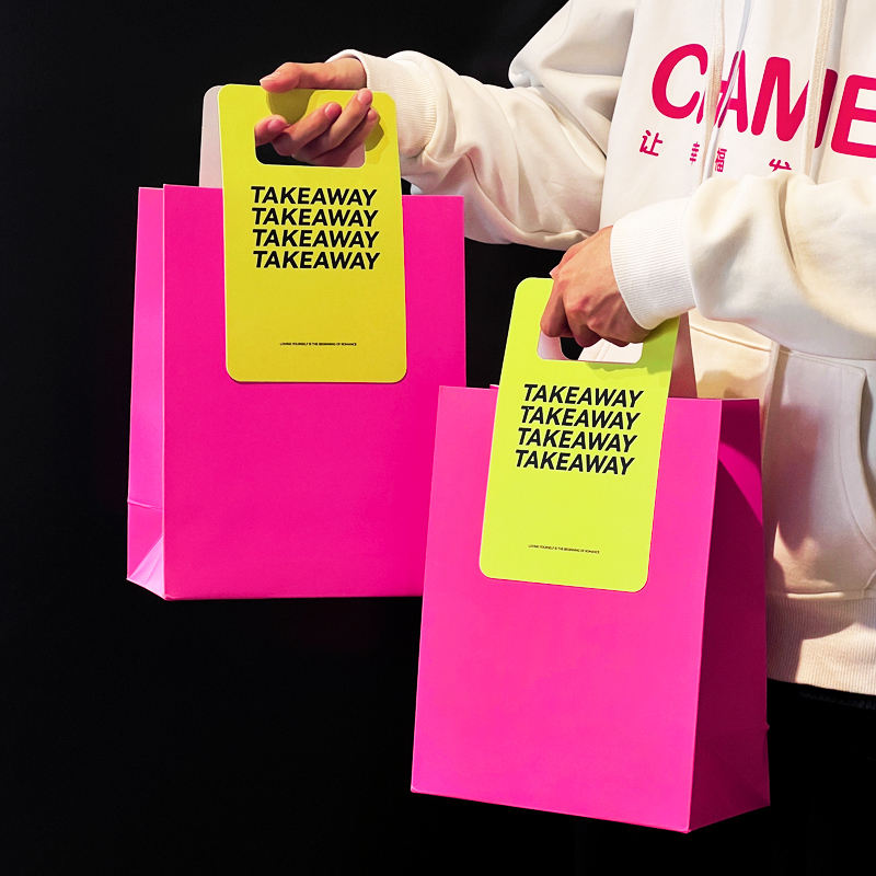 Custom Dessert Bag Baking Food Paper Bag Takeaway Paper Bags with Your Own Logo - Fastfoodpak