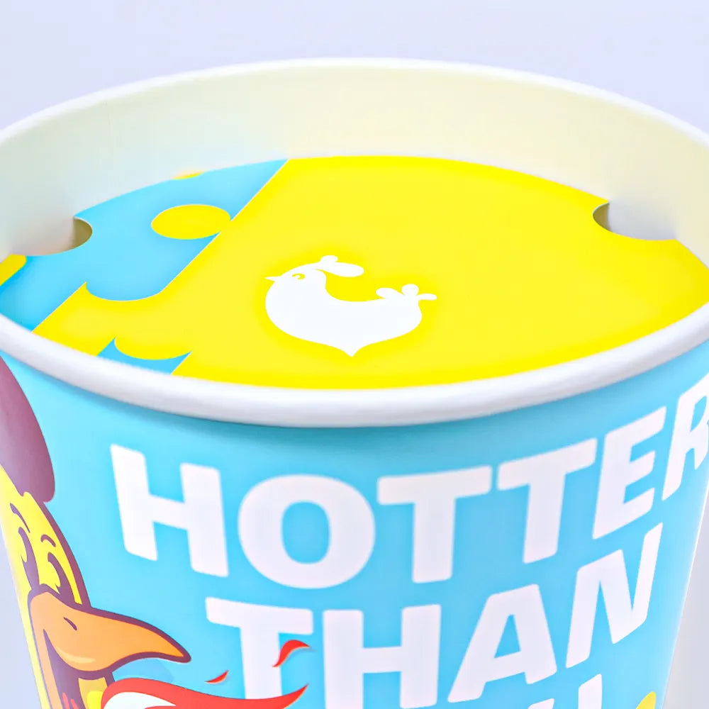 Factory Directly Paper Fried Chicken Bucket with Lid Custom Logo Disposable 32oz 64oz 85oz 130oz - Fastfoodpak