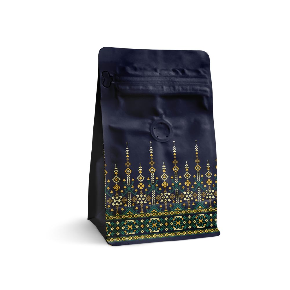 Wholesale Eco Friendly Soft Plastic Empty Package Custom Printing Custom logo Cafe Packaging Pouch Coffee Bag - Fastfoodpak