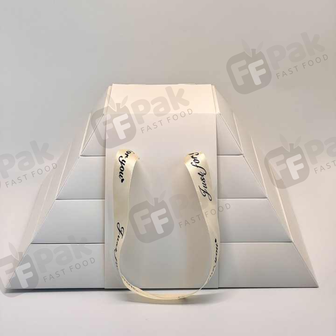 Tailored Stackable Pyramid Food Boxes Perfect for Grazing Platters & Sweet Treats - Fastfoodpak