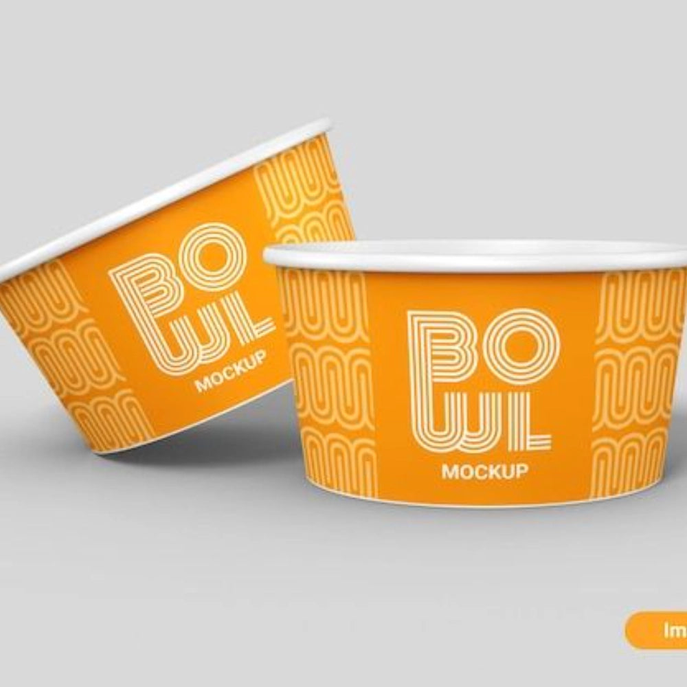 Eco-Conscious Cardboard Bowls for Takeout and Catering