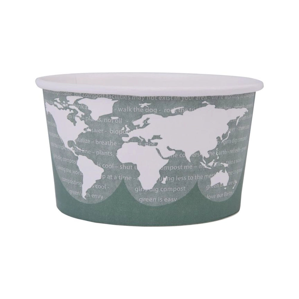 Cuencos de sopa caliente de la taza de la comida del papel de Kraft respetuoso del medio ambiente de la fuente de la fábrica con la tapa ventilada