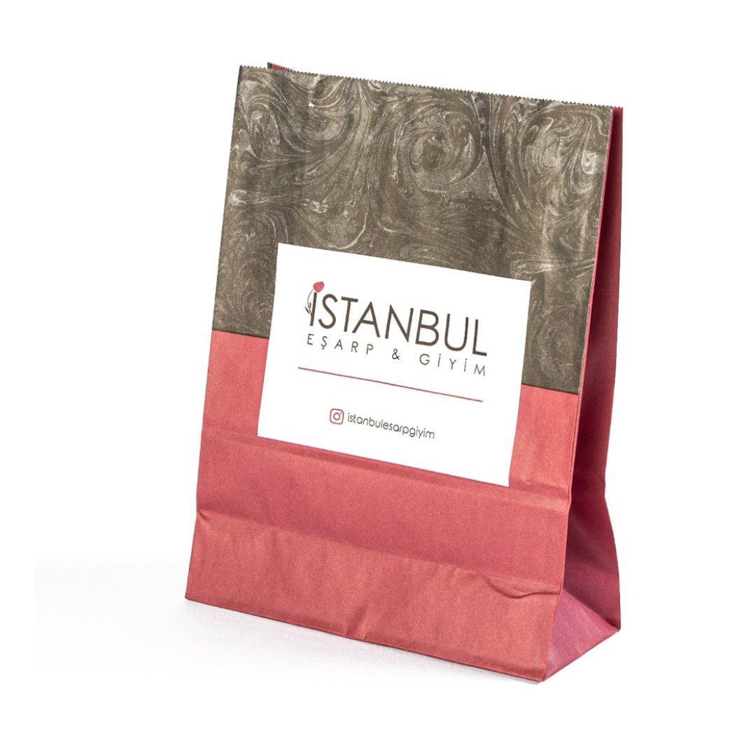 Custom Takeout Paper Bag Kraft Brown Food Kraft Paper Bag For Food Takeaway - Fastfoodpak