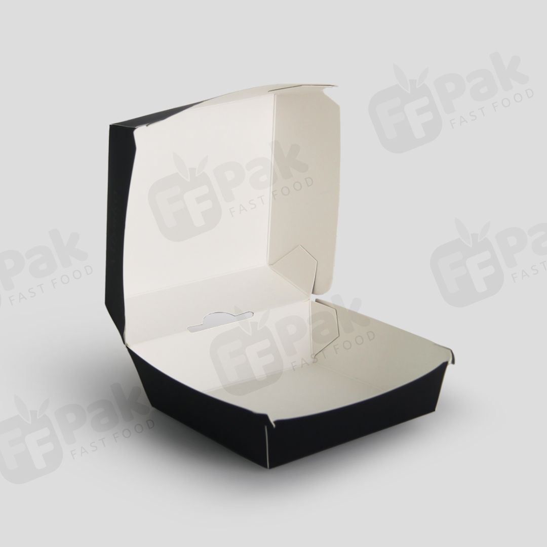 Custom Disposable Food Grade Cardboard Hamburger Packaging Paper Burger Box - Fastfoodpak