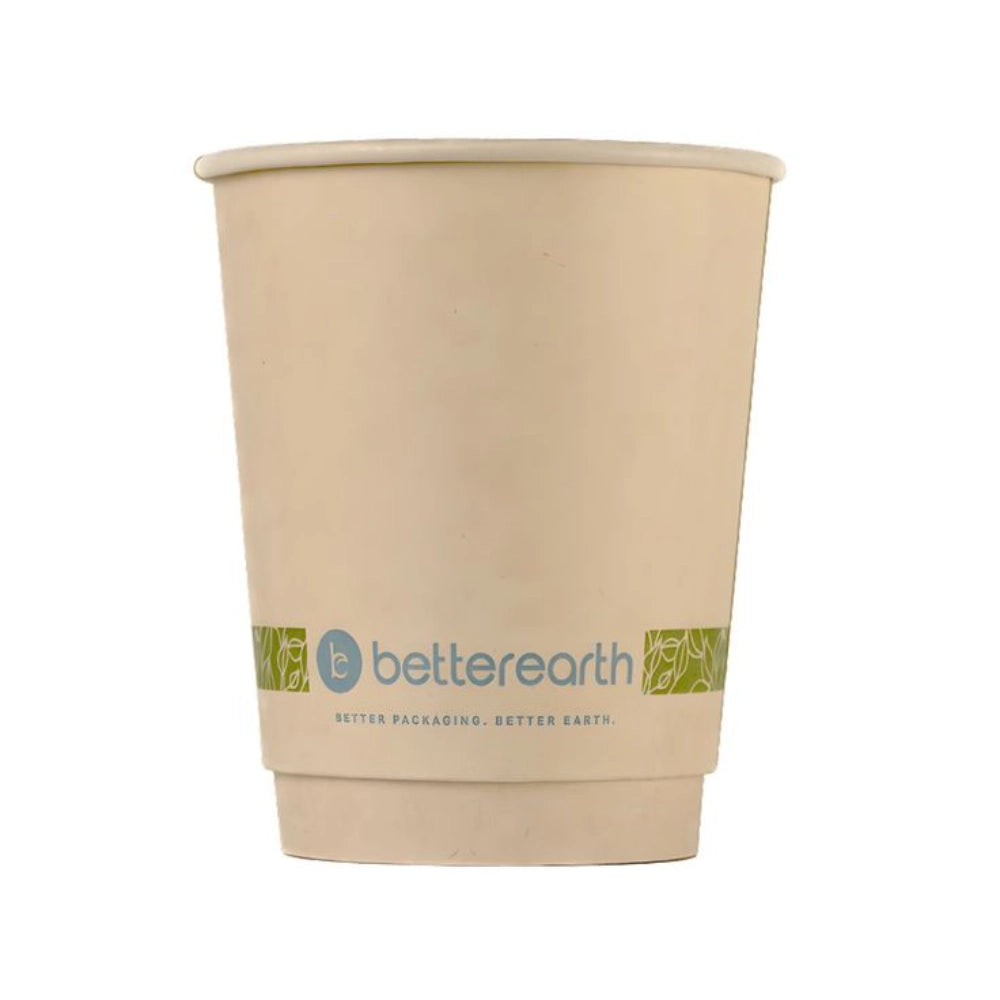 Kraft Double Wall Coffee Cups for Hot Beverages & Takeaway
