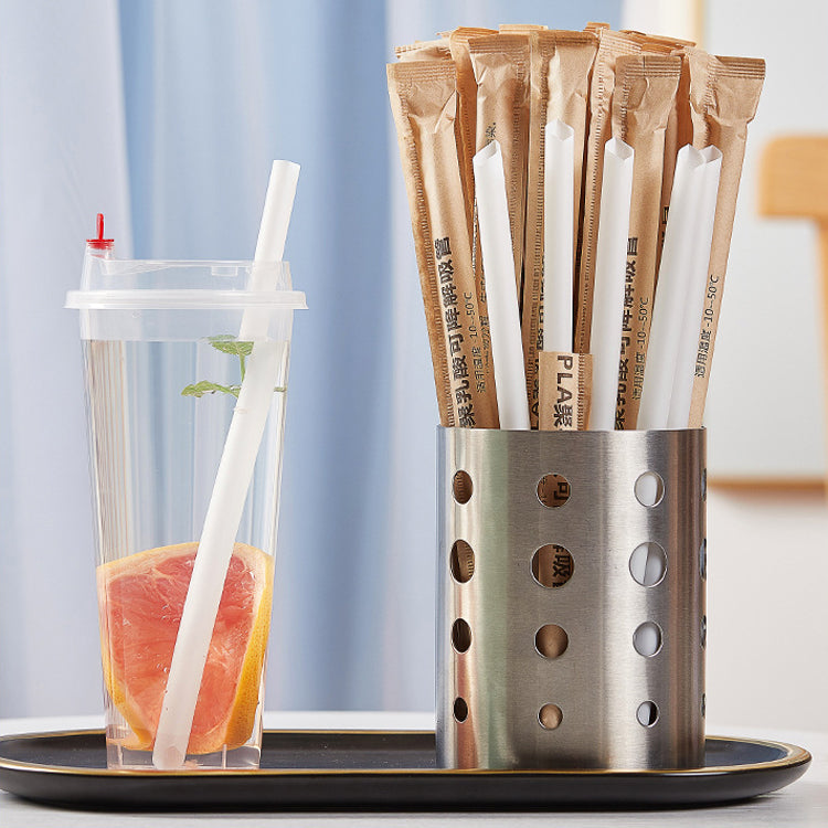 Custom BPA Free PLA Biodegradable Drinking Straw Plastic For Juice - Fastfoodpak