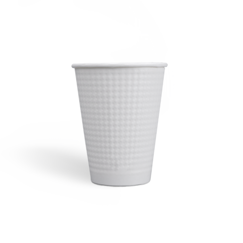 Besopke Personalized Zero-Plastic Water Based Barrier Coating Embossed Eco Paper Cups - Fastfoodpak