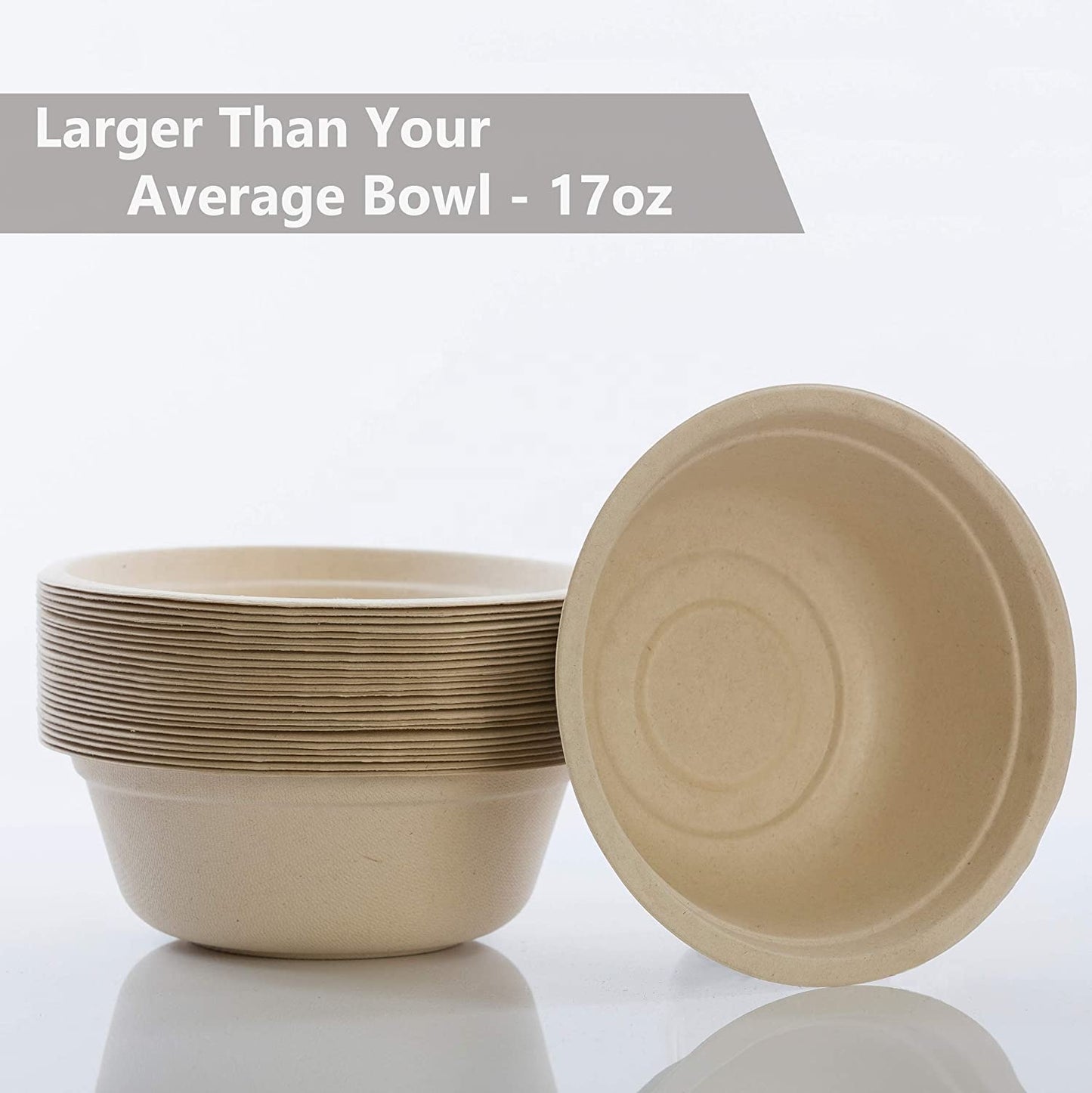 Custom Disposable Paper Pulp Container Lunch Bowls Heating Takeaway Lunch Bowls - Fastfoodpak