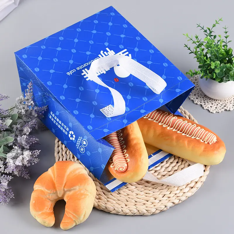 Customized Printing Reusable Ultrasonic Laminated Non-woven Aluminum Foil Insulated Bag for Restaurant - Fastfoodpak