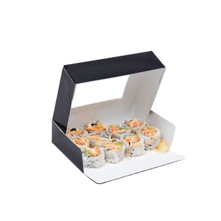 Custom Printed Disposable Sushi Rice Lunch Food Grade Packing Take Away Takeout Togo Takeaway Paper Box - Fastfoodpak
