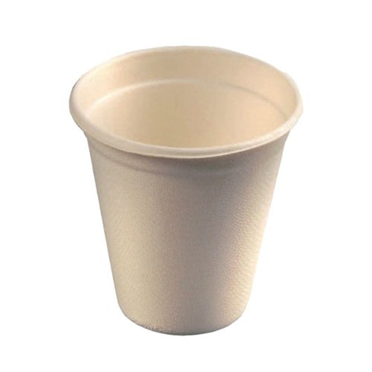 Biodegradable High Quality Bamboo Fiber Pulp Sugarcane Cups and Lids - Fastfoodpak