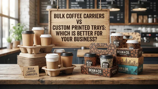 Bulk Coffee Carriers vs Custom Printed Trays: Which Is Better for Your Business?