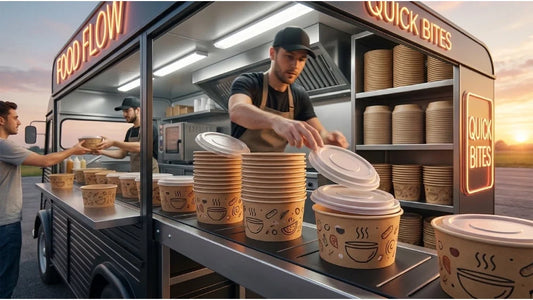 fastfoodpak Paper Bowls for Food Trucks