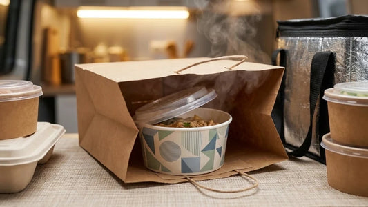 fastfoodpak paper bowl with lid