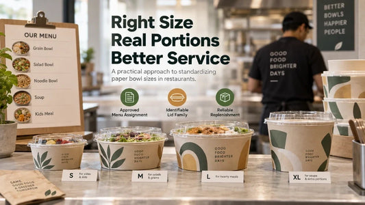 fastfoopak paper bowl sizes