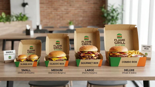 Burger Box Sizes Explained: Choosing the Right Size for Every Burger