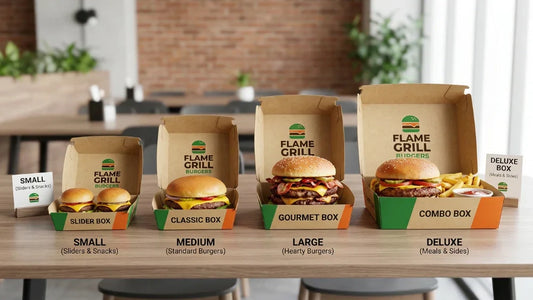 Burger Box Sizes Explained: Choosing the Right Size for Every Burger