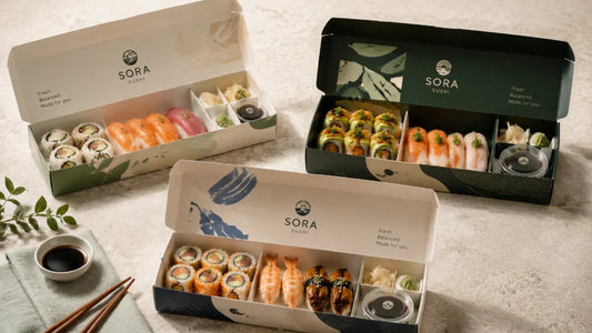 Sushi Packaging for Supermarkets: How to Increase Shelf Appeal