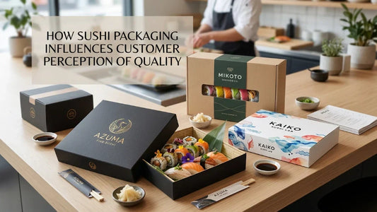 Why Premium Sushi Packaging Helps Restaurants Charge More