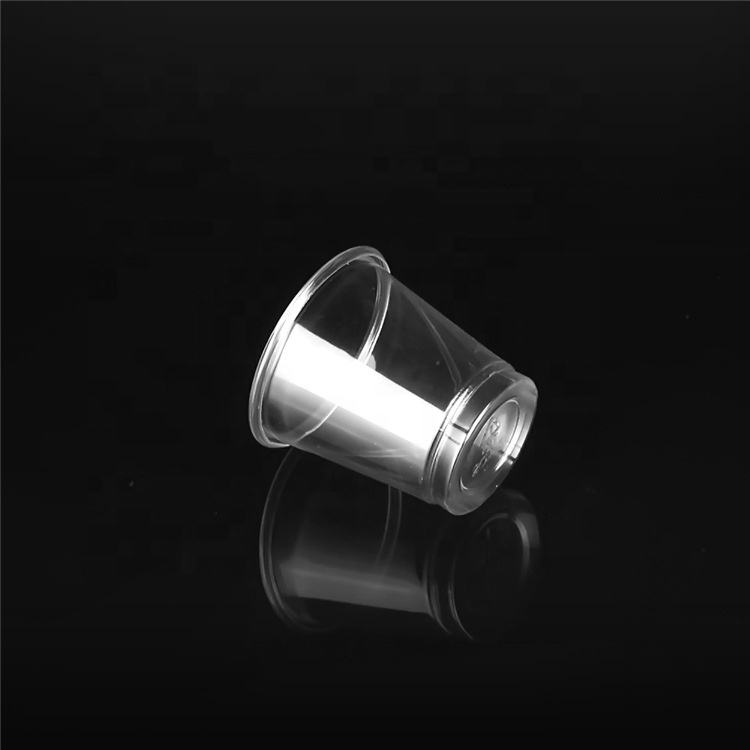 100% Eco Friendly Biodegradable Compostable Disposable Food Container Clear Bio-Based Portion PLA Cup with lid - Fastfoodpak
