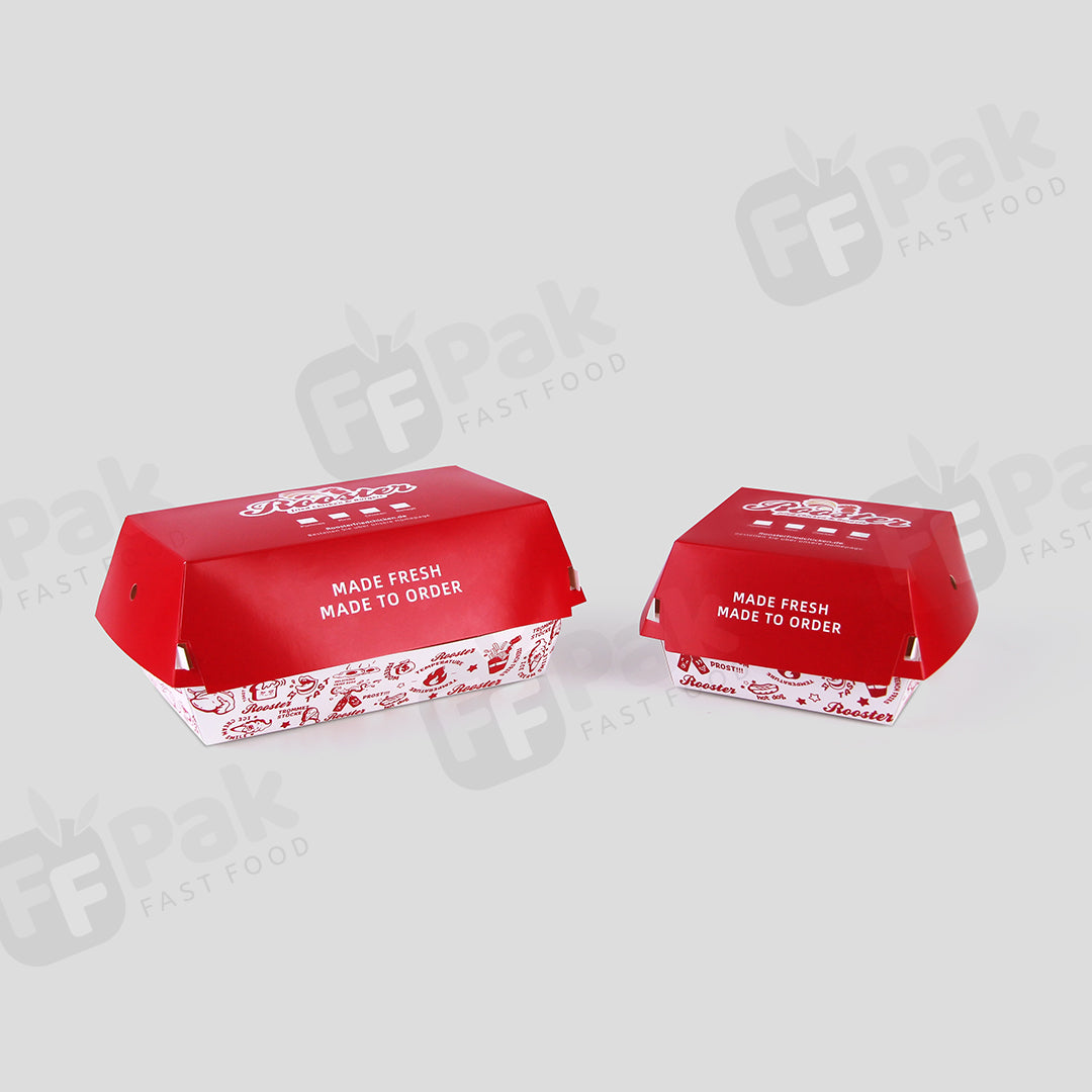 Personalized Fastfood Burger Packaging Solutions Showcase Your Brand with Premium Quality Design