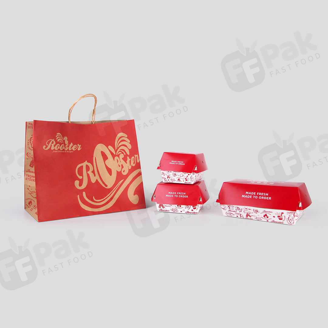 Personalized Fastfood Burger Packaging Solutions Showcase Your Brand with Premium Quality Design