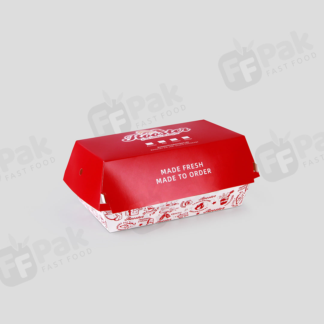 Personalized Fastfood Burger Packaging Solutions Showcase Your Brand with Premium Quality Design