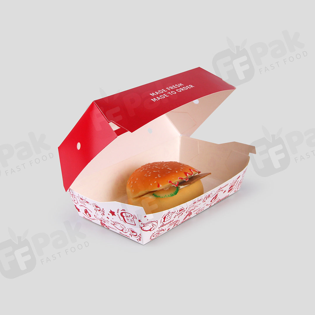 Personalized Fastfood Burger Packaging Solutions Showcase Your Brand with Premium Quality Design