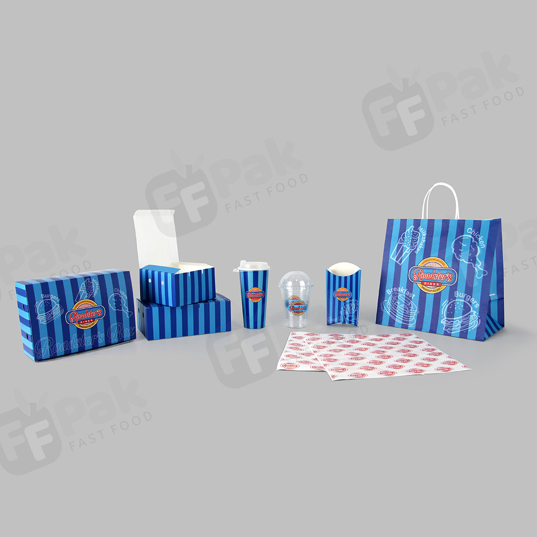 Custom Branded Fast Food Burger Fried Chicken Packaging Boxes Durable Perfect for Takeout and Delivery