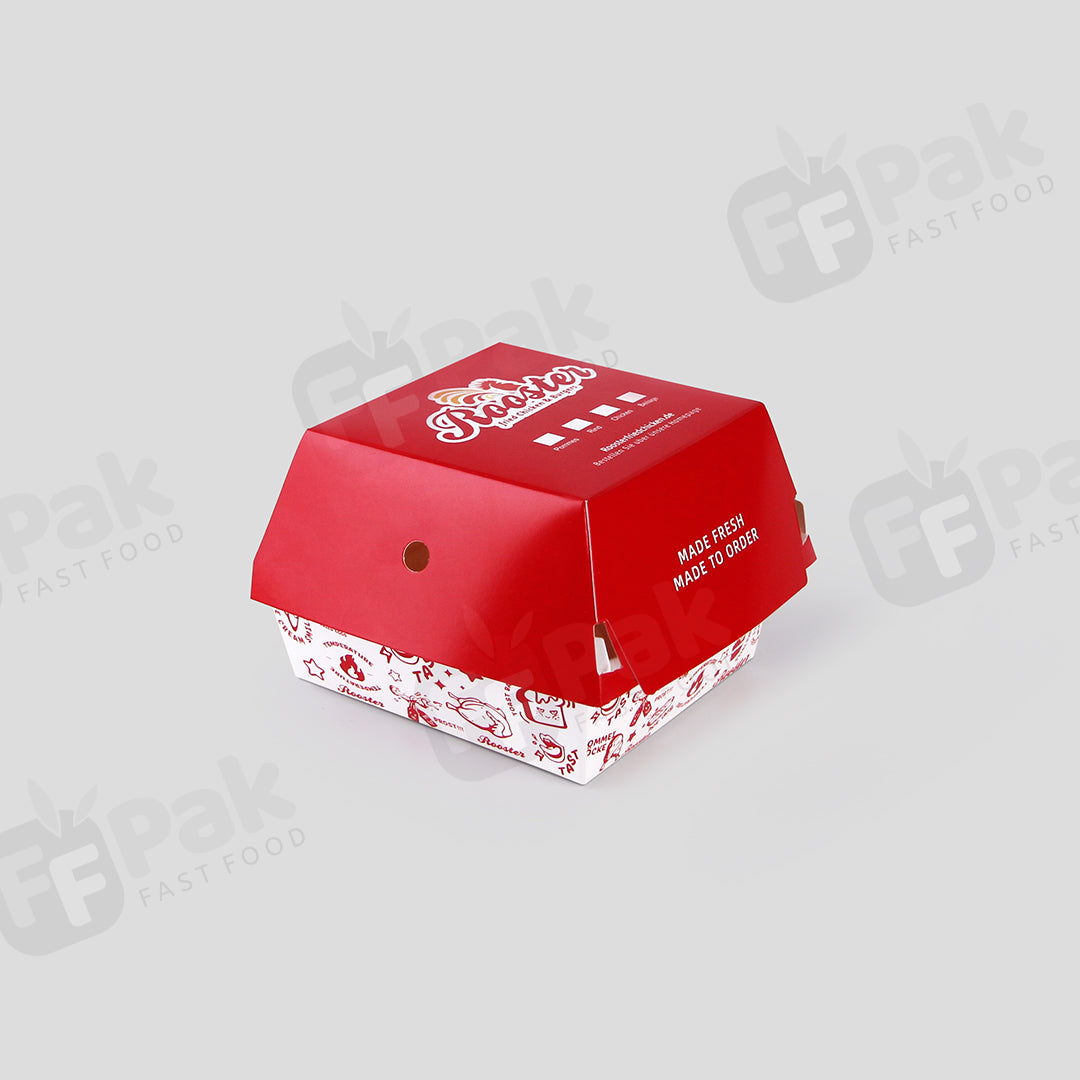 Personalized Fastfood Burger Packaging Solutions Showcase Your Brand with Premium Quality Design