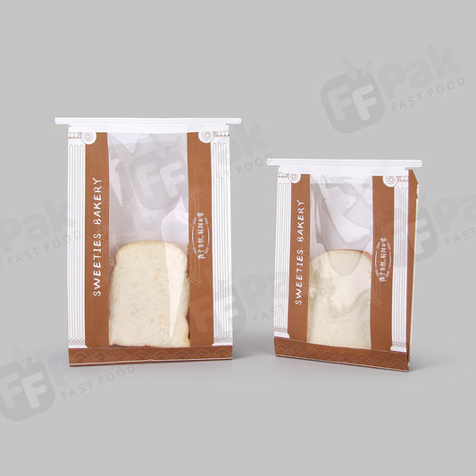 Factory Wholesale Custom Kraft SOS Paper Bag For Fast Food Take-out