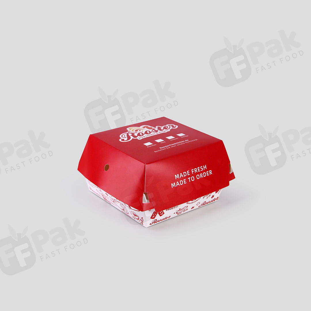 Personalized Fastfood Burger Packaging Solutions Showcase Your Brand with Premium Quality Design