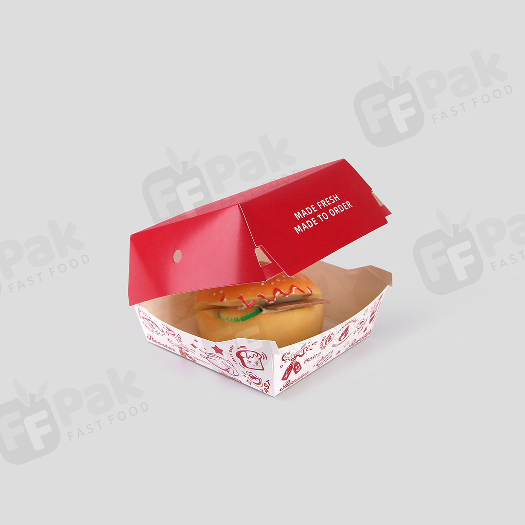 Personalized Fastfood Burger Packaging Solutions Showcase Your Brand with Premium Quality Design