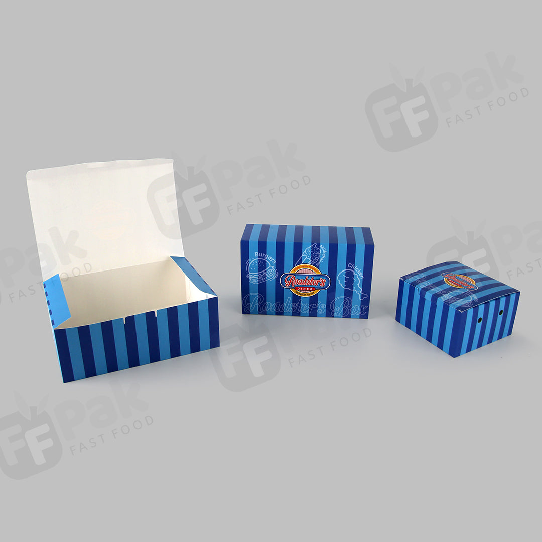 Custom Branded Fast Food Burger Fried Chicken Packaging Boxes Durable Perfect for Takeout and Delivery