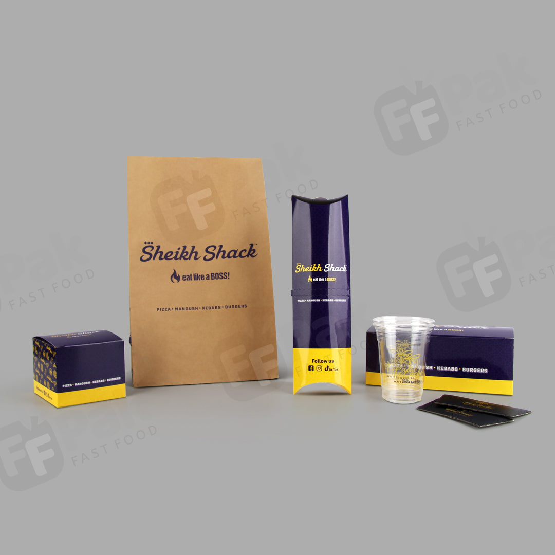 Customize Branded Shawarma Series Packaging Solution