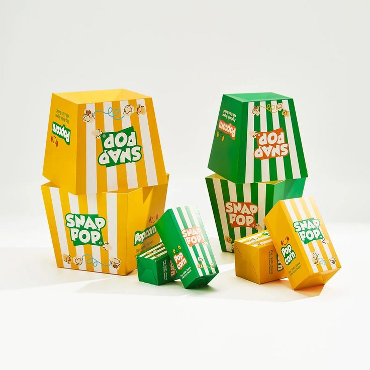 Miniature Popcorn Boxes for Sampling Parties Kids Events and Catering