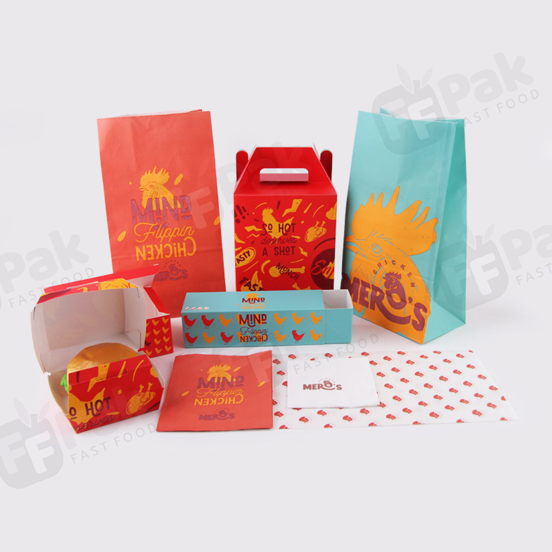 Customize Branded Fried Chicken Series Packaging Solution